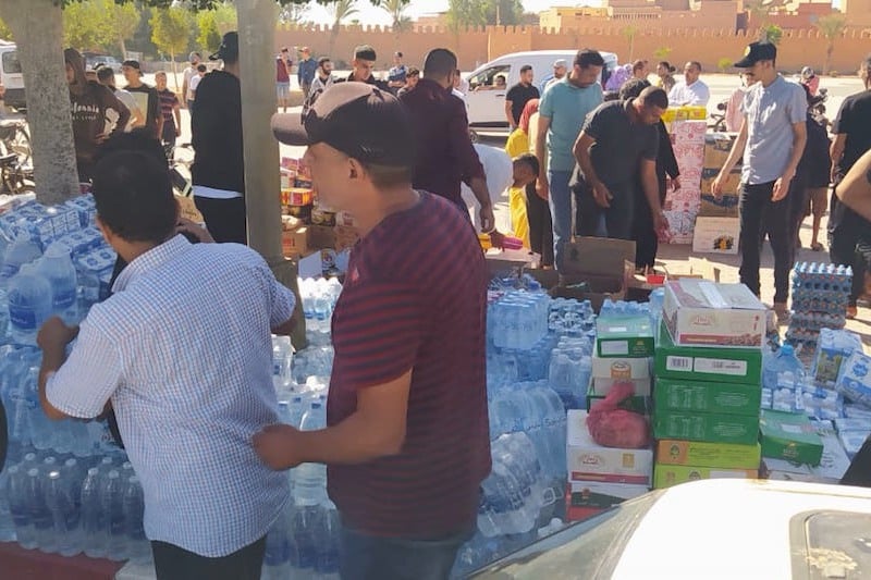 تمارة.. توقيف ثلاثة أشخاص استولوا على مواد غذائية موجهة لدعم ضحايا الزلزال 