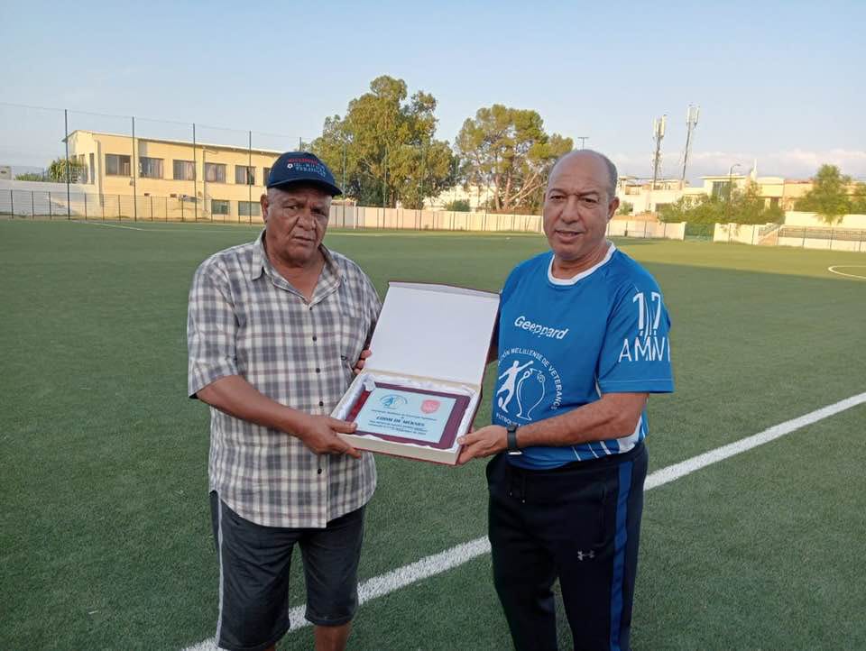 في مقابلة ودية  مع فريق  نادي مليلية  قدماء النادي المكناسي  يربطون الماضي بالحاضر  فوق أرضية الملعب البلدي