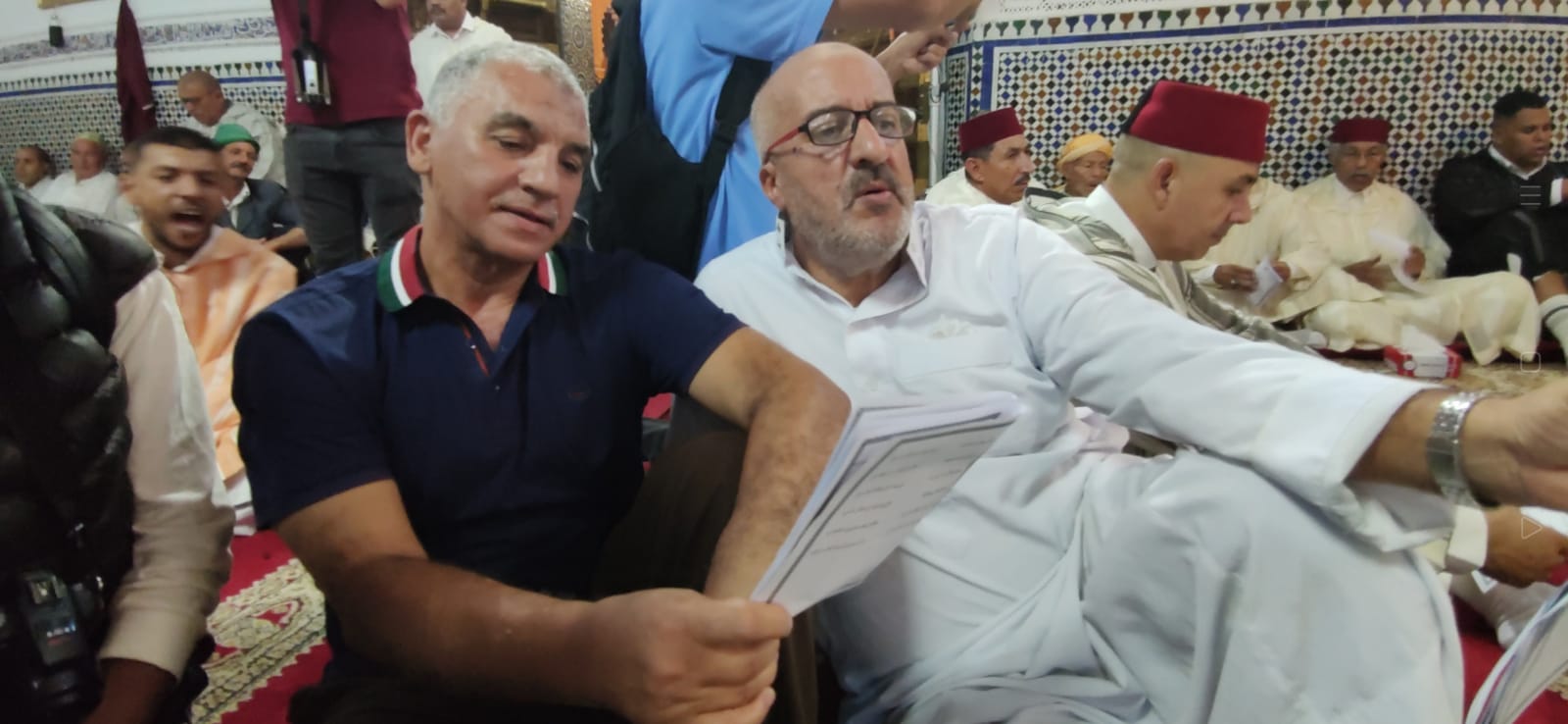 السيد عبد الغني الصبار عامل عمالة مكناس يترأس حفلا دينيا بمناسبة ذكرى المولد النبوي الشريف. السيد عبد الغني الصبار عامل عمالة مكناس يترأس حفلا دينيا بمناسبة ذكرى المولد النبوي الشريف.