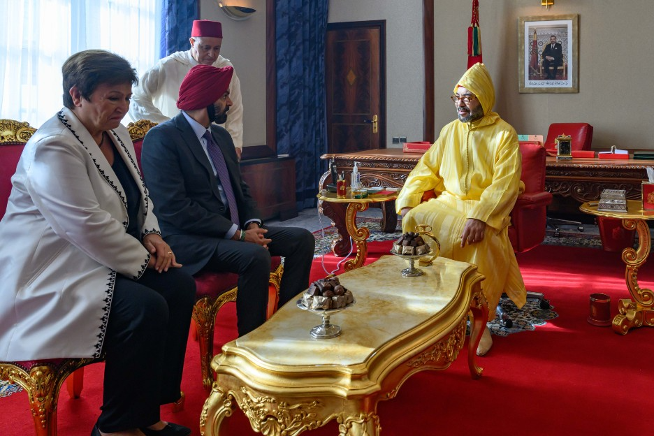 غورغييفا عقب الاستقبال الملكي .. ” شرف كبير “ 