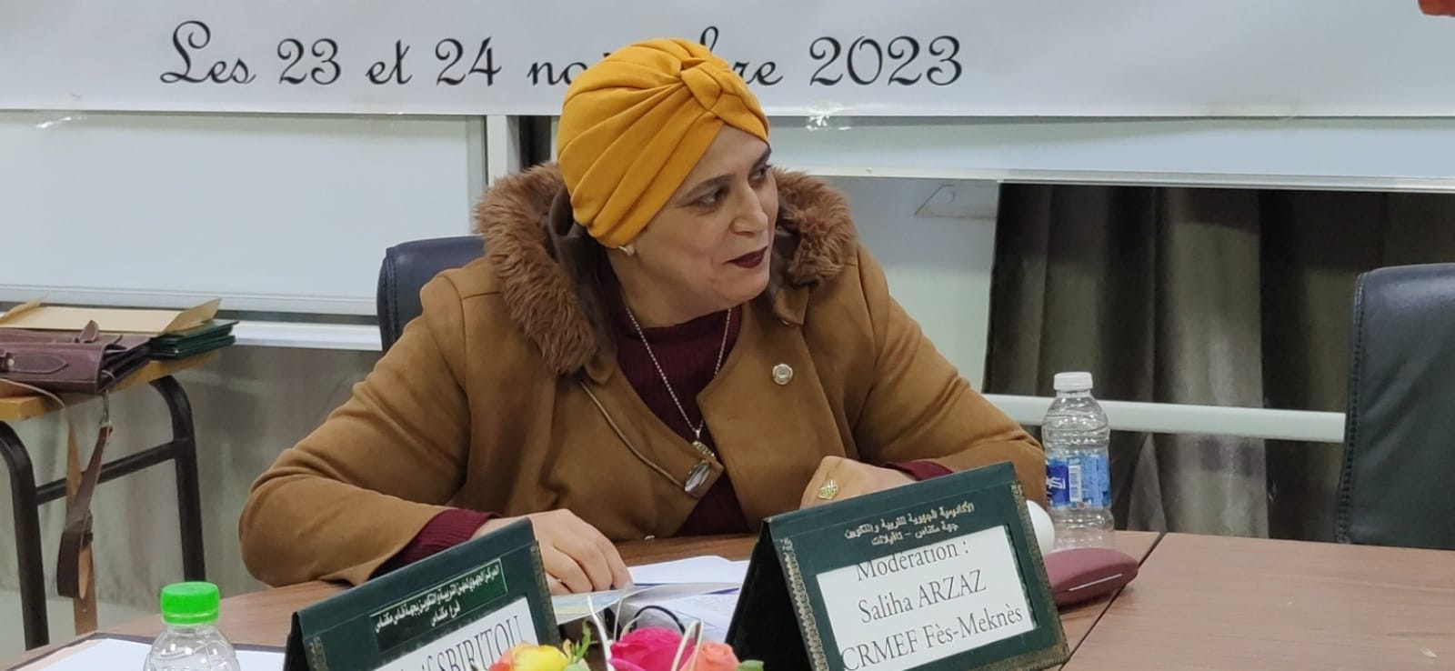 الدورة الثانية للملتقى الدولي المنظم بالمركز الجهوي لمهن التربية و التكوين بجهة فاس/ مكناس بعنوان التجربة الصوفية عند المرأة: الصوت الكوني. الدورة الثانية للملتقى الدولي المنظم بالمركز الجهوي لمهن التربية و التكوين بجهة فاس/ مكناس بعنوان التجربة الصوفية عند المرأة: الصوت الكوني.