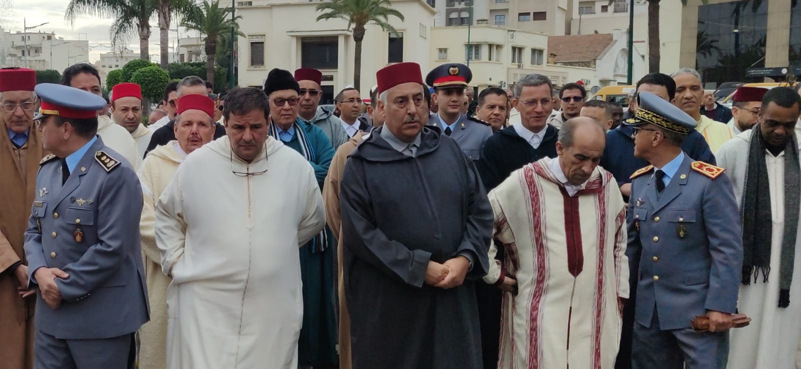 السيد عبدالغني الصبار عامل عمالة مكناس يترأس مراسيم صلاة الاستسقاء بمسجد ” محمد السادس بالمنظر الجميل