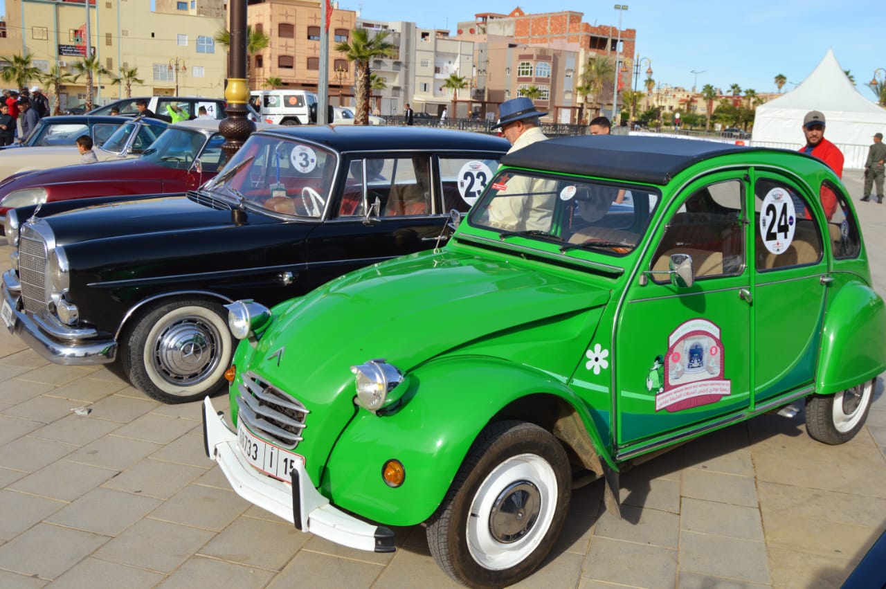 انطلاق رالي السيارات الكلاسيكية الخميسات - أولماس