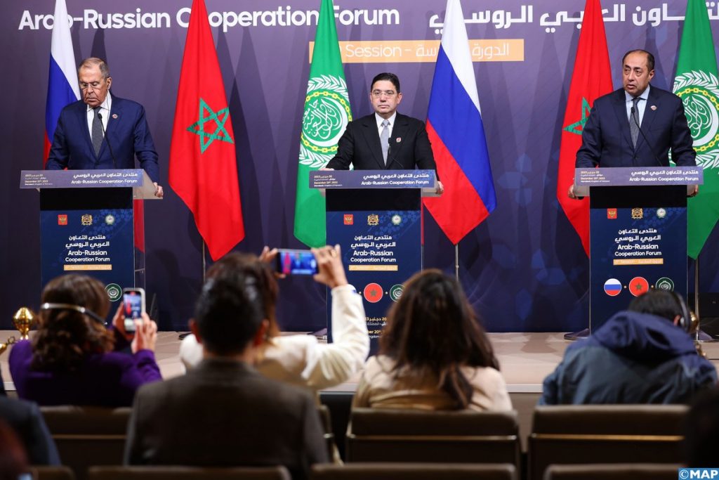 منتدى التعاون العربي – الروسي يرحب باستضافة المغرب لكأس العالم 2030 لكرة القدم