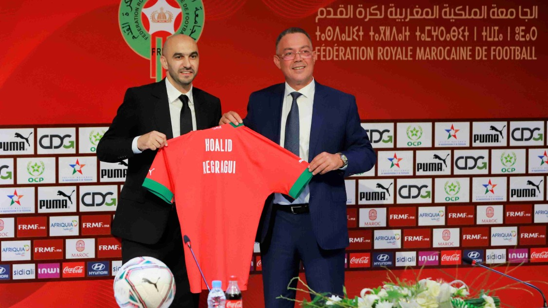 الجامعة الملكية المغربية لكرة القدم تجدد ثقتها في وليد الركراكي مدربا للمنتخب الوطني