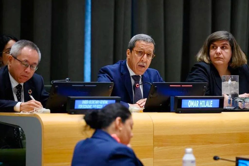 الأمم المتحدة .. السيد هلال يستعرض المحاور الاستراتيجية لإعلان الرباط الوزاري بشأن البلدان متوسطة الدخل