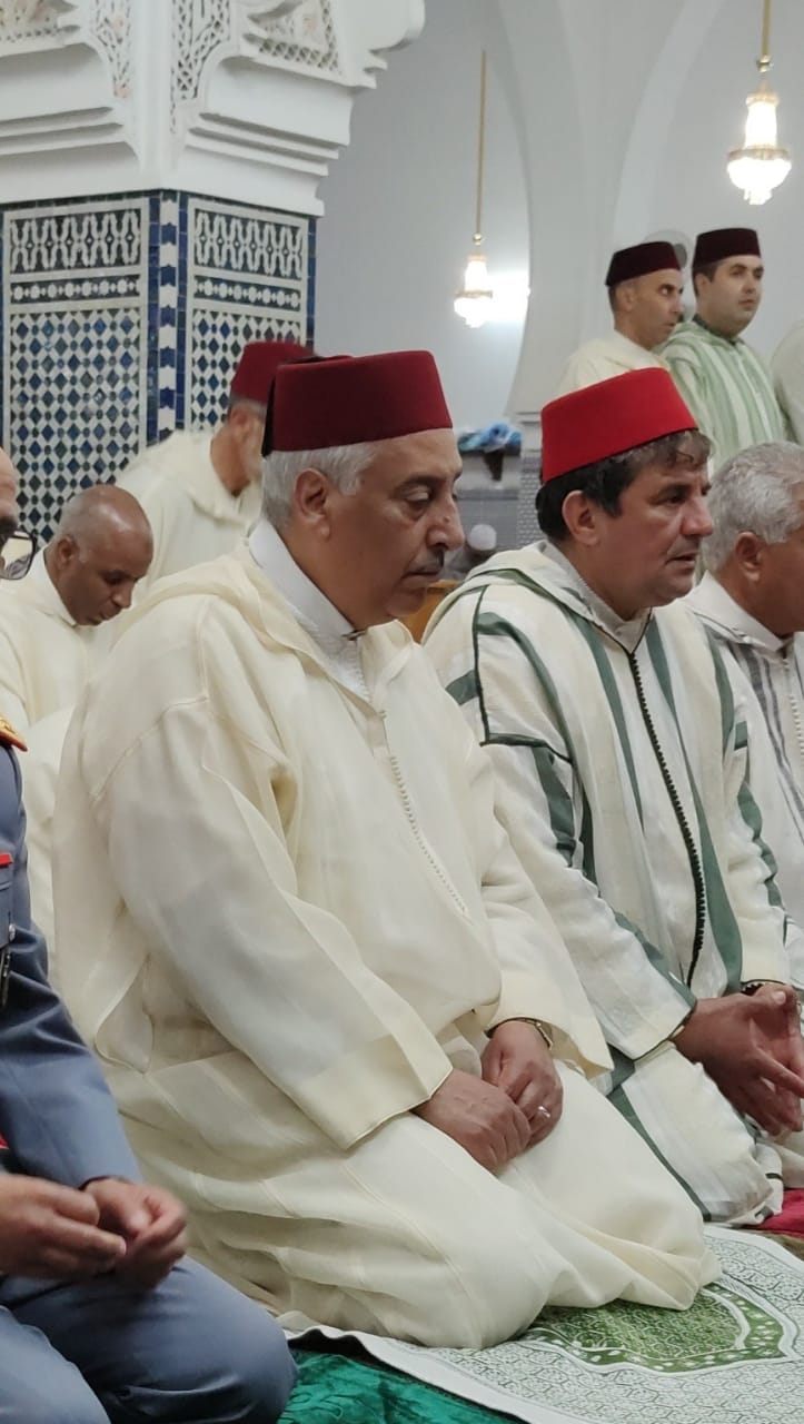 عامل عمالة مكناس  السيد عبد الغني الصبار يترأس بمسجد ” الحسن الثاني ” حفلا دينيا إحياء لليلة القدر المباركة