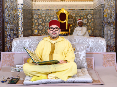 أمير المؤمنين يترأس بمسجد الحسن الثاني بالدار البيضاء حفلا دينيا إحياء لليلة القدر المباركة