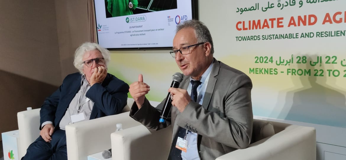 نظمه القرض الفلاحي للمغرب  على هامش الملتقى الدولي للفلاحة  لقاء مع حاملي المشاريع في المجال الفلاحي والصناعات الزراعية لشرح مضامين برنامج (ISTIDAMA)    استدامة
