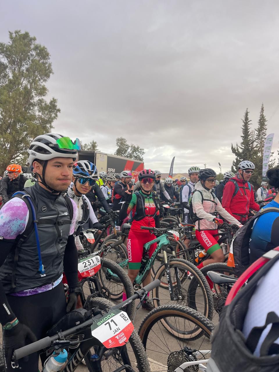 دراجات جبلية: انطلاق الدورة ال19 للحاق ” تيتان الصحراء المغربية “.