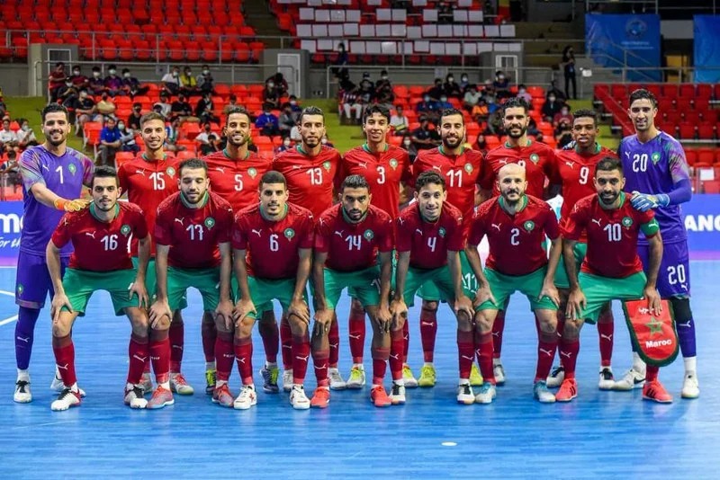 المنتخب المغربي لكرة القدم داخل القاعة في المرتبة السادسة في العالم