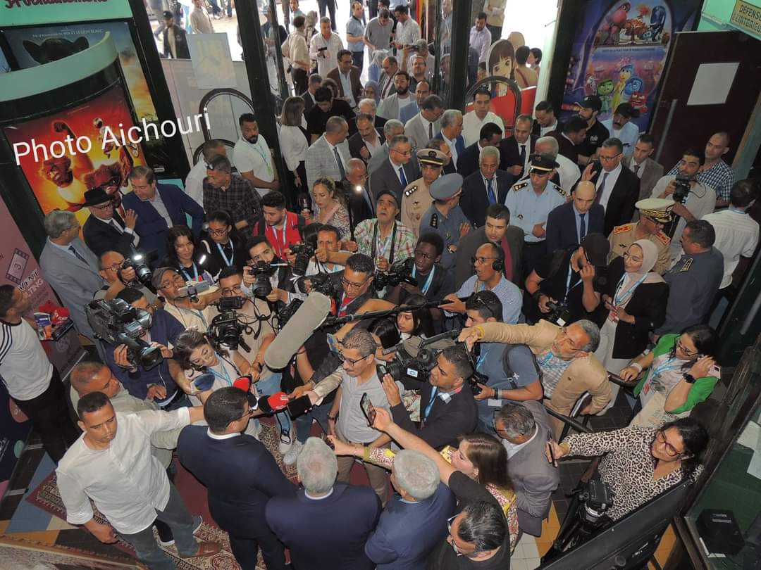 الوزيرالمهدي بنسعيد والعامل عبدالغني الصبار  يعطيا الانطلاقة الرسمية لمهرجان سينما التحريك “فيكام” في نسخته 22