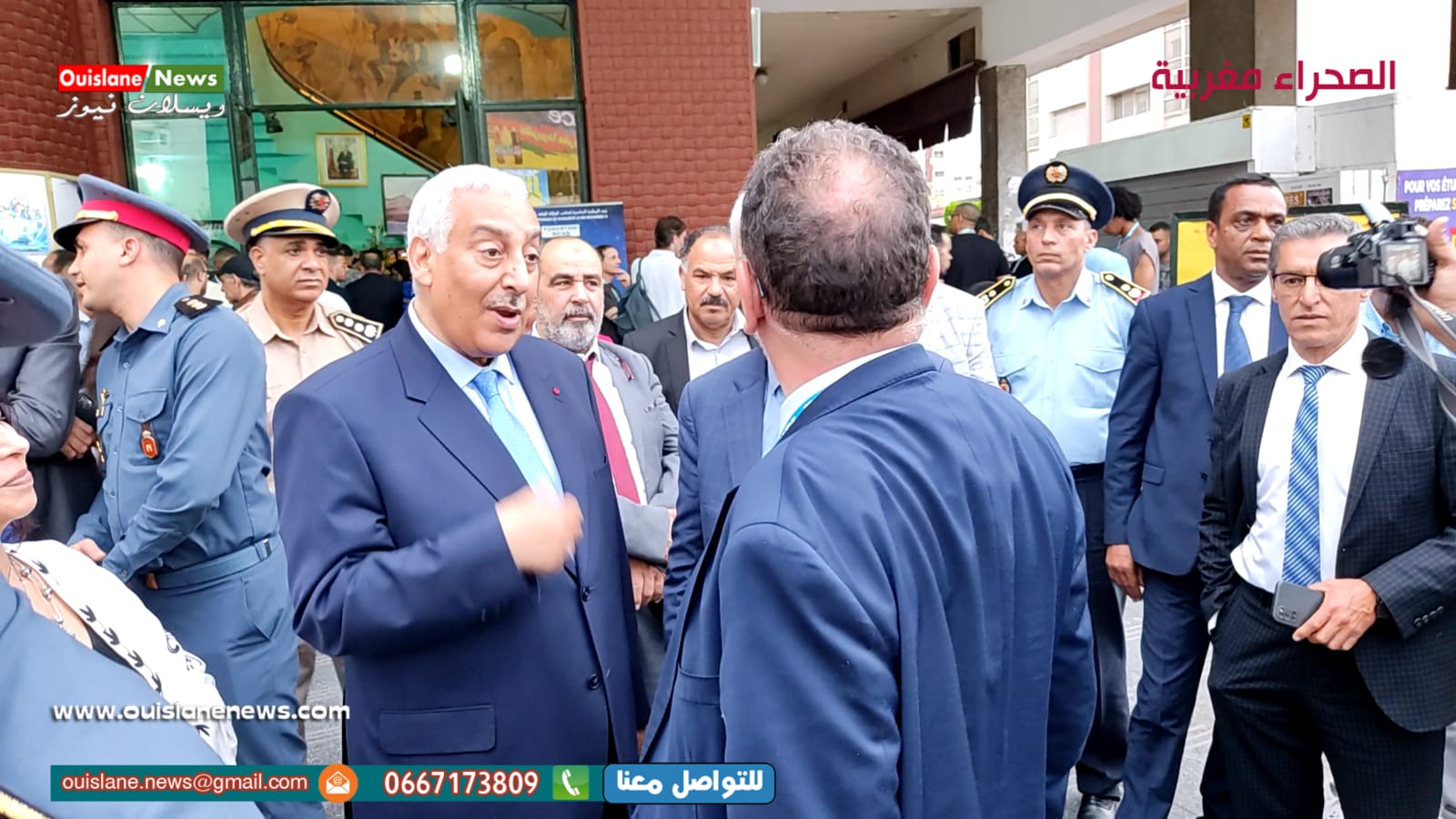 الوزيرالمهدي بنسعيد والعامل عبدالغني الصبار  يعطيا الانطلاقة الرسمية لمهرجان سينما التحريك “فيكام” في نسخته 22