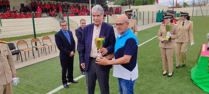 تخليدا للذكرى 68 لتأسيس القوات المسلحة الملكية  قدماء الكوديم ومنتخب الحامية العسكرية في ودية شيقة بمكناس