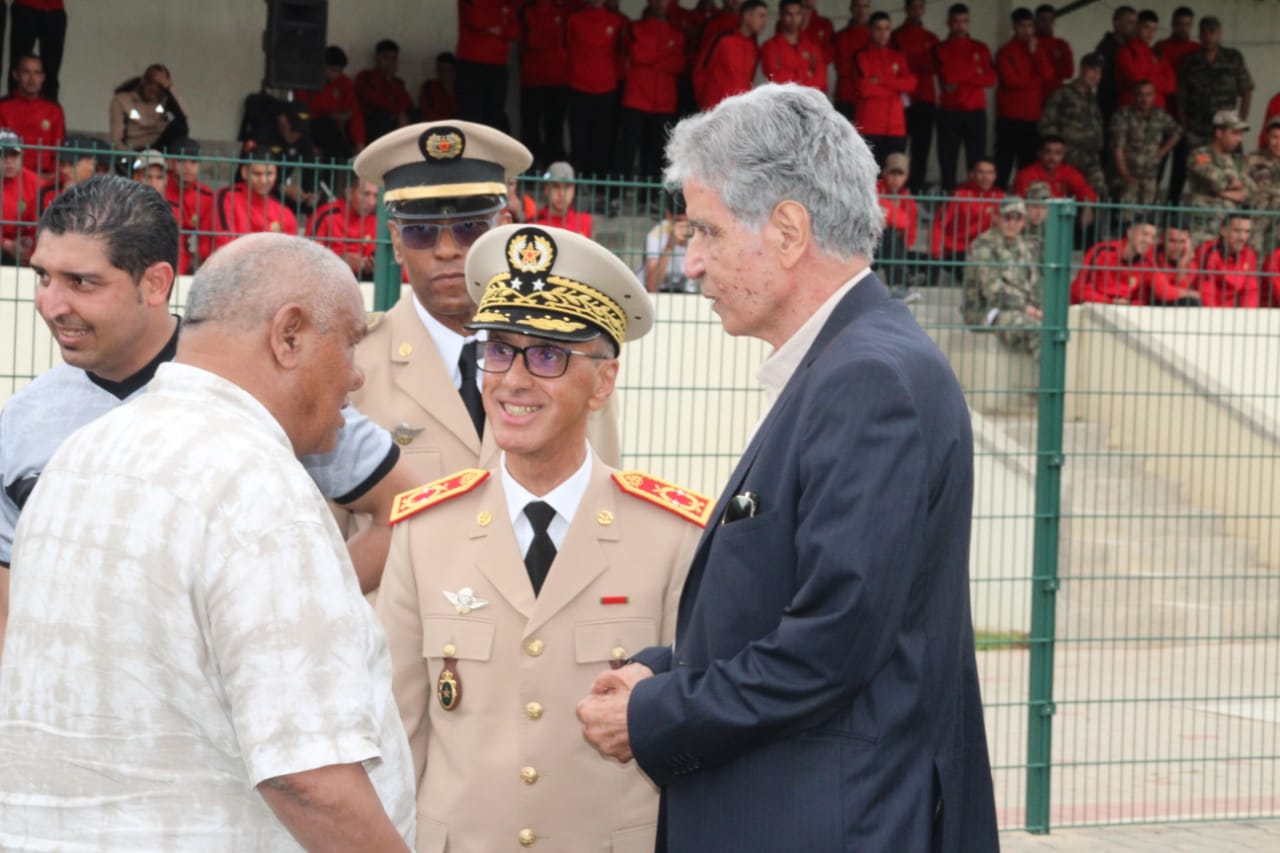 تخليدا للذكرى 68 لتأسيس القوات المسلحة الملكية  قدماء الكوديم ومنتخب الحامية العسكرية في ودية شيقة بمكناس