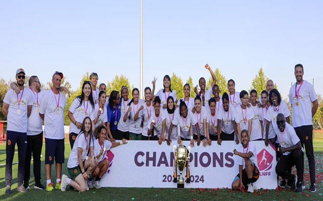 سيدات الجيش الملكي يتوجن رسميا بدرع البطولة الوطنية