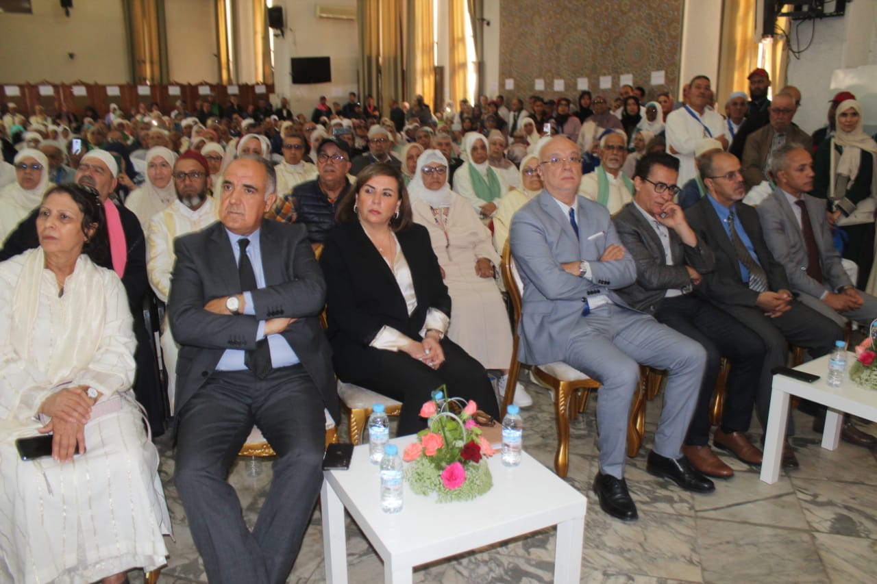 السيد عبدالغني الصبار عامل عمالة مكناس يستقبل الحجاج المتوجهين لاداء مناسك الحج