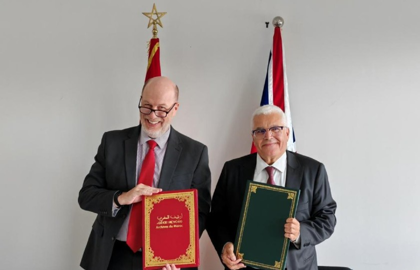 مذكرة تفاهم لتطوير التعاون في مجال الأرشيف بين المغرب وبريطانيا