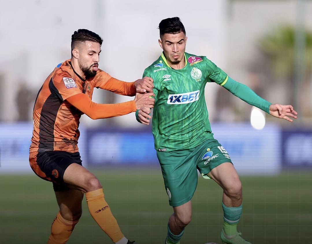 الرجاء يكتسح نهضة بركان بثلاثية ويضيق الخناق على الجيش الملكي