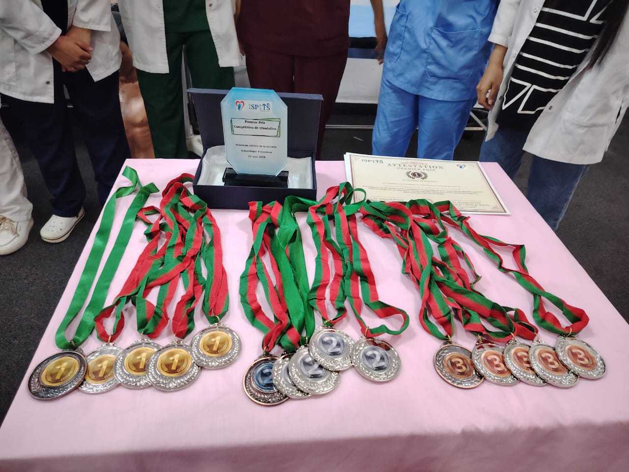 160 من طلبة المعهد العالي للمهن التمريضية وتقنيات الصحة بمكناس، يتنافسون في مسابقة الدورة الثانية للمحاكات 160 من طلبة المعهد العالي للمهن التمريضية وتقنيات الصحة بمكناس، يتنافسون في مسابقة الدورة الثانية للمحاكات