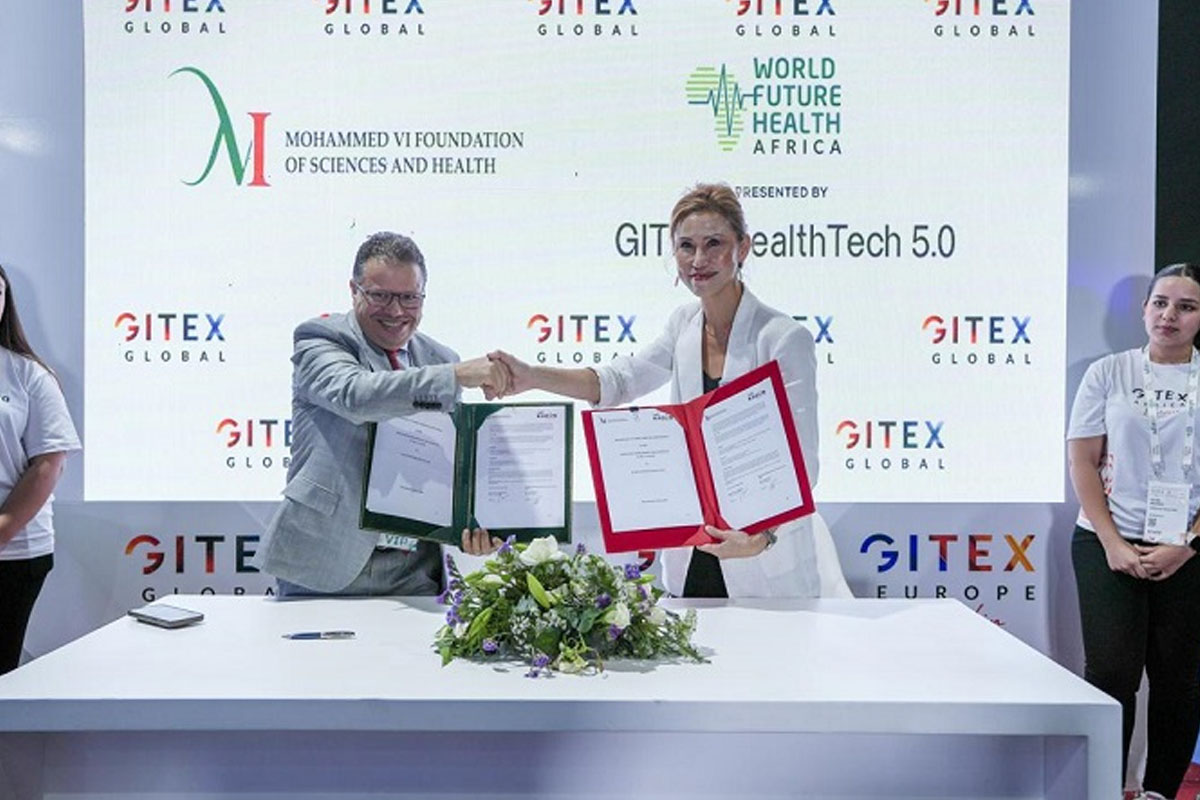 جيتكس إفريقيا 2024.. مؤسسة محمد السادس للعلوم والصحة وشركة “كاون” الدولية تعززان شراكتهما جيتكس إفريقيا 2024.. مؤسسة محمد السادس للعلوم والصحة وشركة “كاون” الدولية تعززان شراكتهما