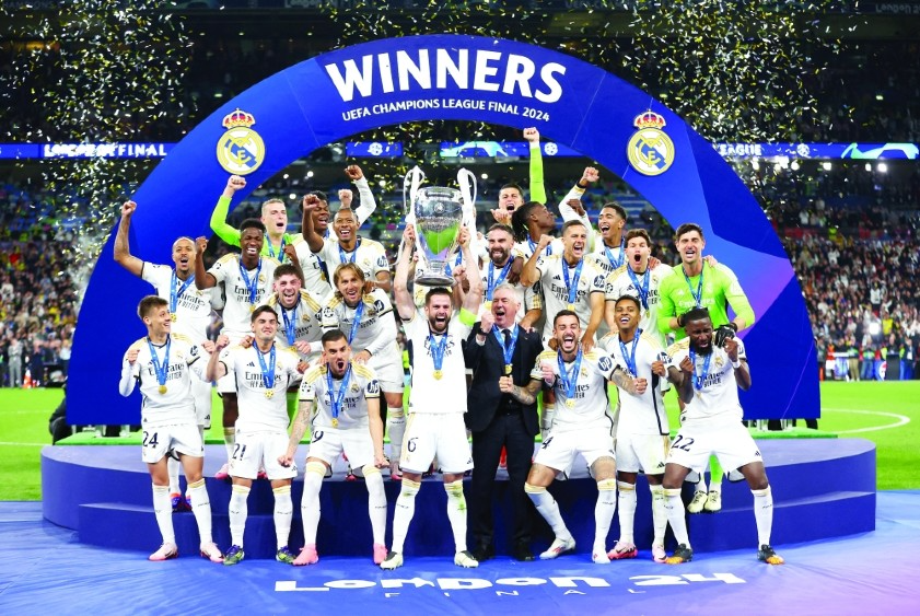 ريال مدريد يحرز لقبه الـ 15 في دوري الأبطال بفوزه على دورتموند 2-0