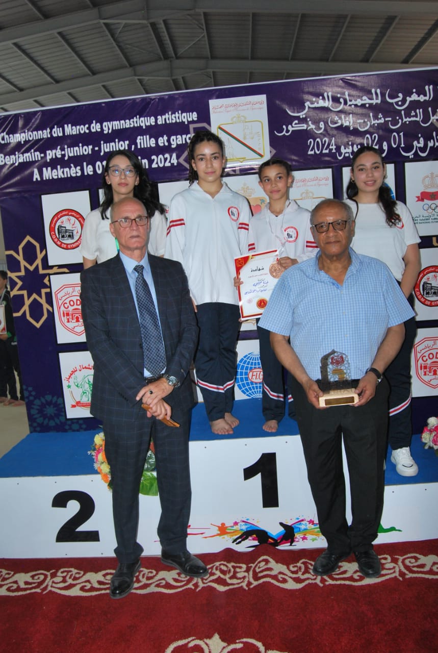 تحت إشراف الجامعة الملكية المغربية للجمباز نظم النادي الرياضي المكناسي للجمباز الفني بطولة المغرب في الجمباز فردي عام . للبراعم ما قبل الشبان و شبان إناث وذكور بمكناس .