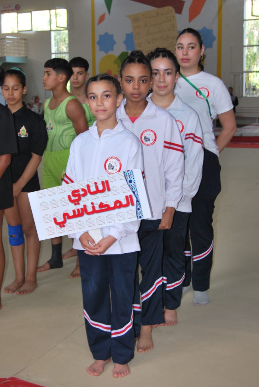 تحت إشراف الجامعة الملكية المغربية للجمباز نظم النادي الرياضي المكناسي للجمباز الفني بطولة المغرب في الجمباز فردي عام . للبراعم ما قبل الشبان و شبان إناث وذكور بمكناس .
