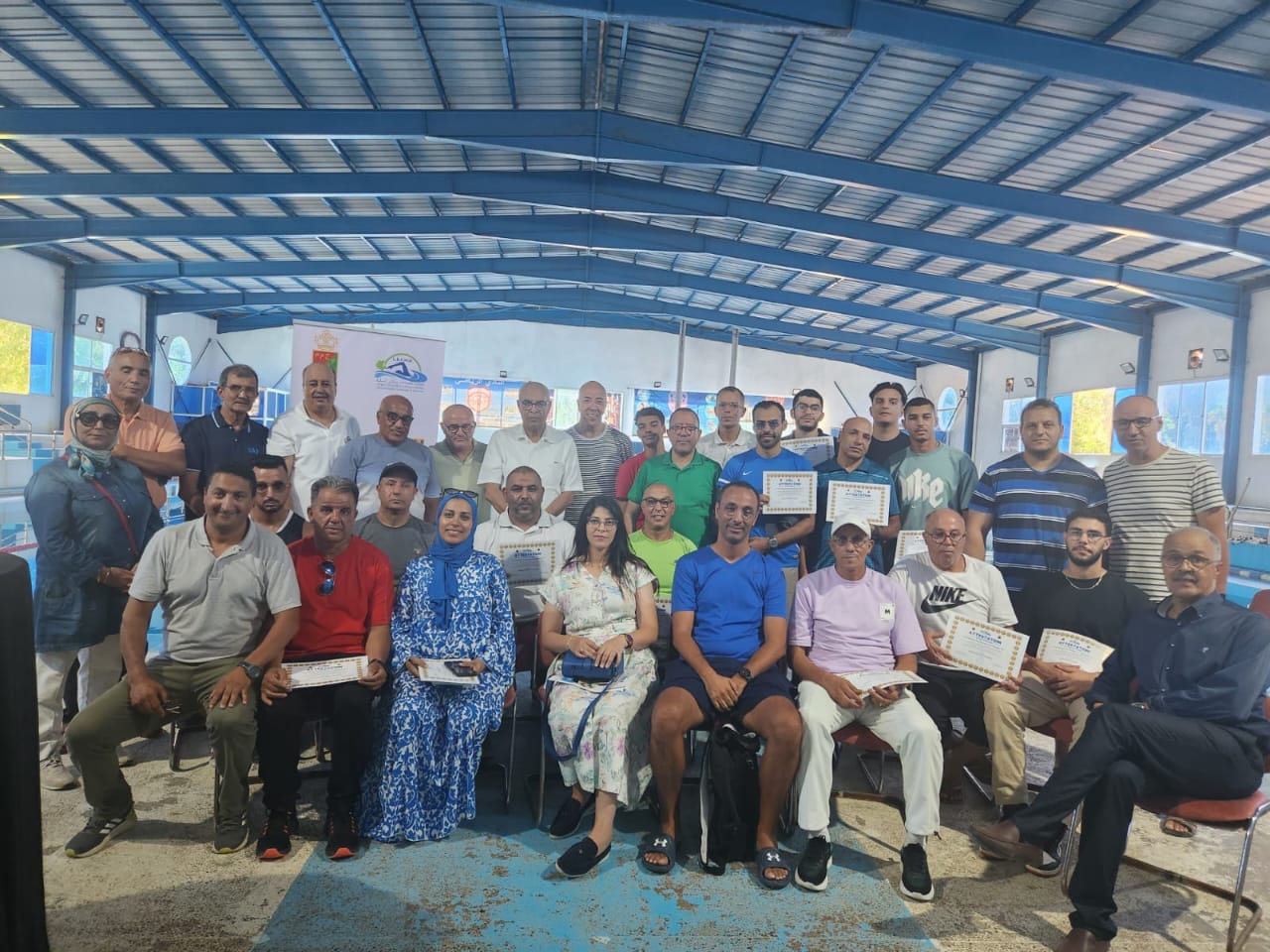 كروم :المسبح المغطى الثاني  إضافة نوعية ،وهمنا اليوم،الاستثمار في العنصر البشري لاستعادة أمجاد السباحة المكناسية