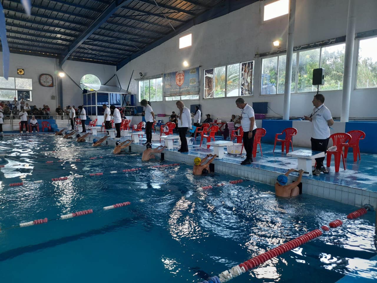 كروم :المسبح المغطى الثاني  إضافة نوعية ،وهمنا اليوم،الاستثمار في العنصر البشري لاستعادة أمجاد السباحة المكناسية