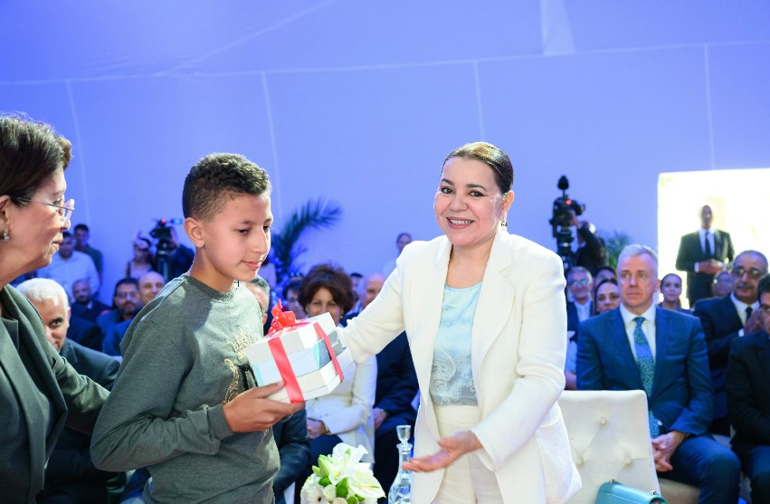 صاحبة السمو الملكي الأميرة للا أسماء تترأس حفل نهاية السنة الدراسية لمؤسسة للا أسماء للأطفال والشباب الصم