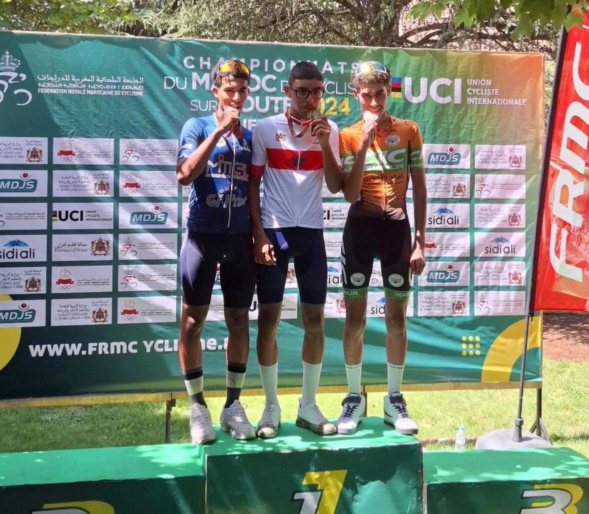 بطولة المغرب لسباق الدراجات على الطريق 2024 ( اليوم الثالث ): -الحسين الصباحي يتوج  باللقب (ذكور)ومليكة بن علال ( اناث)في سباق الفردي عام وبروز أسماء جديدة  واعدة .