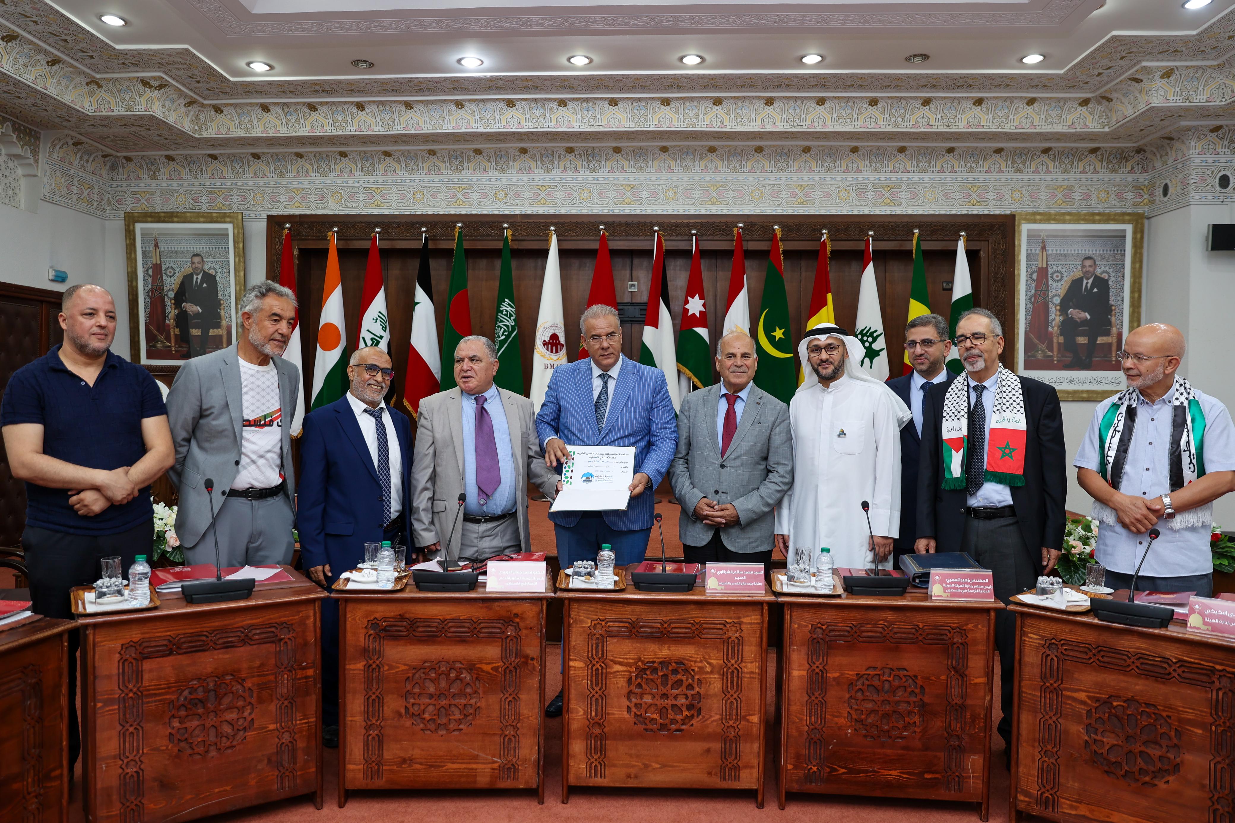 وفد من الهيئة العربية الدولية للإعمار في فلسطين يُثمن عاليا أدوار المملكة المغربية بقيادة جلالة الملك محمد السادس في نُصرة القضية الفلسطينية وفد من الهيئة العربية الدولية للإعمار في فلسطين يُثمن عاليا أدوار المملكة المغربية بقيادة جلالة الملك محمد السادس في نُصرة القضية الفلسطينية