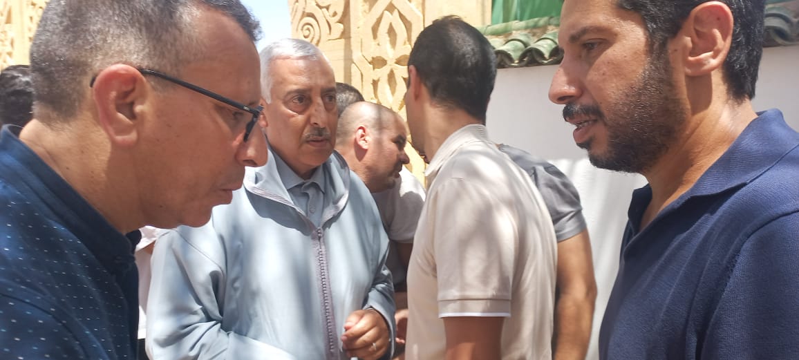 بحضور رئيسي مجلسي النواب والمستشارين   العاصمة الإسماعيلية تودع الحاج محمد القندوسي  الى متواه الأخير