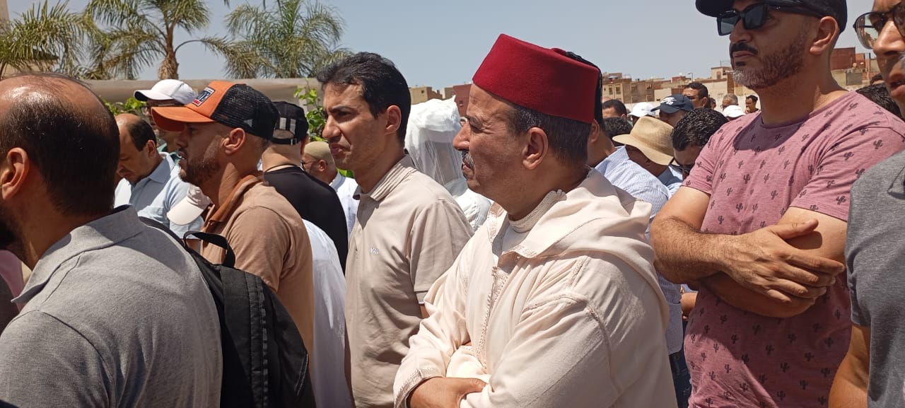 بحضور رئيسي مجلسي النواب والمستشارين   العاصمة الإسماعيلية تودع الحاج محمد القندوسي  الى متواه الأخير