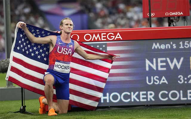 سباق 1500 متر.. الأمريكي كول هوكر يحقق أكبر المفاجآت في أولمبياد باريس