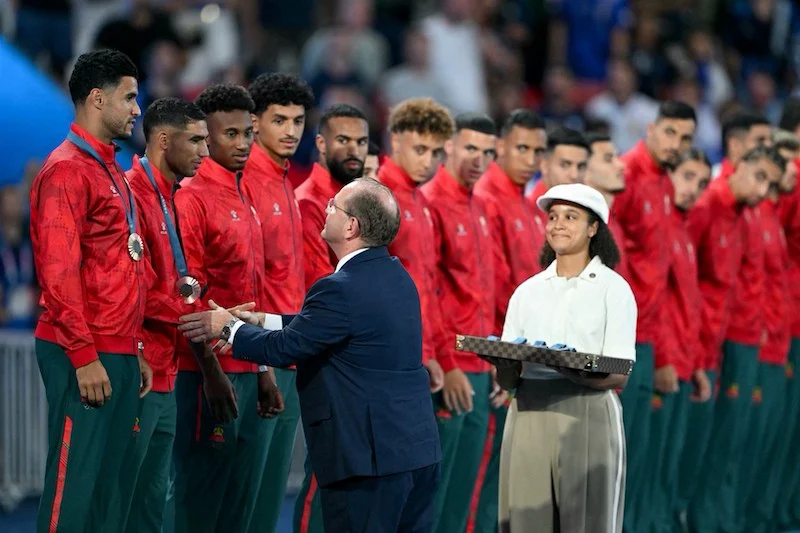 رئيس الفيفا يصفق للمنتخب المغربي على انجازه الرائع في اولمبياد باريس 2024 