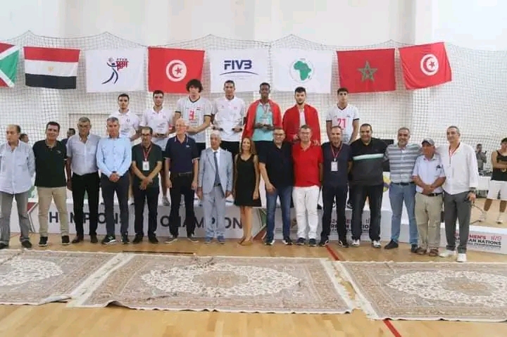 بطولة كأس إفريقيا للأمم للكرة الطائرة داخل القاعة لأقل من 20 سنة المقامة بتونس من 2 الى 12 غشت 2024 بطولة كأس إفريقيا للأمم للكرة الطائرة داخل القاعة لأقل من 20 سنة المقامة بتونس من 2 الى 12 غشت 2024