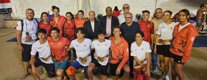 ننتائج مشرفة لسباحي النادي الرياضي المكناسي للسباحة بالقاهرة.