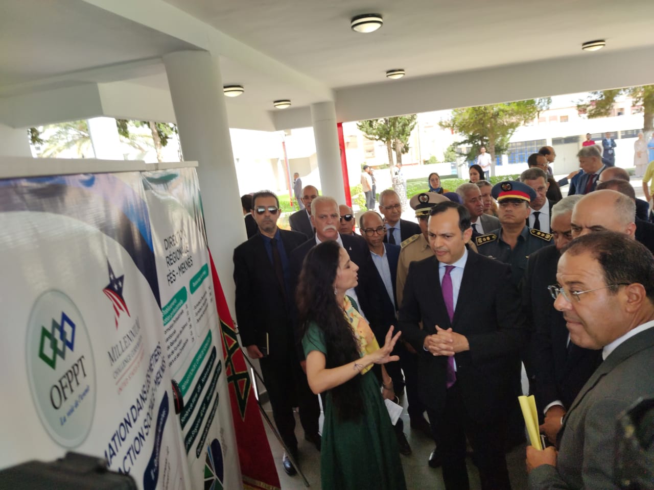 وزير الإدماج الاقتصادي والمقاولة الصغرى والتشغيل والكفاءات، يعطي الانطلاقة الرسمية للسنة التكوينية،  ويدشن  معهدا  للتكوين في المهن التمريضية وتقنيات الصحة  بمكناس