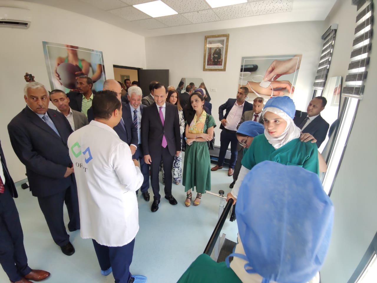 وزير الإدماج الاقتصادي والمقاولة الصغرى والتشغيل والكفاءات، يعطي الانطلاقة الرسمية للسنة التكوينية،  ويدشن  معهدا  للتكوين في المهن التمريضية وتقنيات الصحة  بمكناس