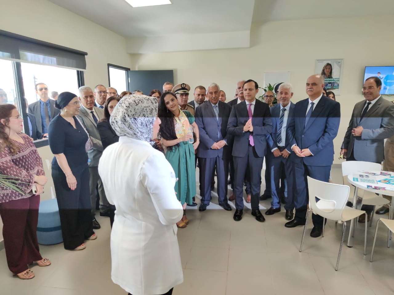 وزير الإدماج الاقتصادي والمقاولة الصغرى والتشغيل والكفاءات، يعطي الانطلاقة الرسمية للسنة التكوينية،  ويدشن  معهدا  للتكوين في المهن التمريضية وتقنيات الصحة  بمكناس