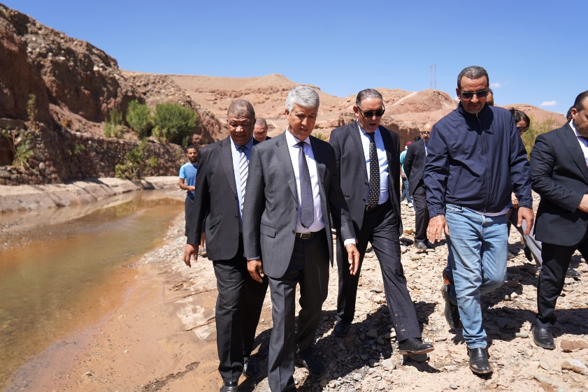 إقليم ورزازات.. السيد صديقي يتفقد المناطق الفلاحية المتضررة من التساقطات الأخيرة