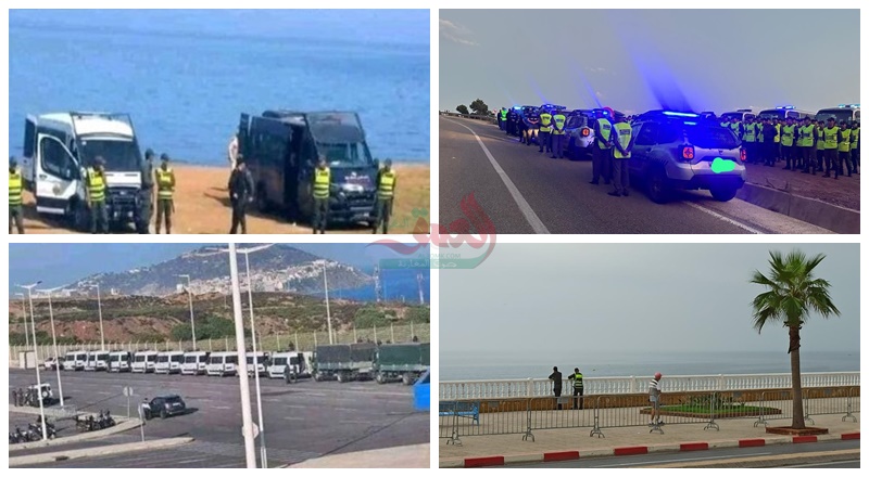 دعوات اقتحام سبتة في 15 شتنبر.. المغرب يرسل تعزيزات أمنية كبيرة وتسييج كامل للمعبر
