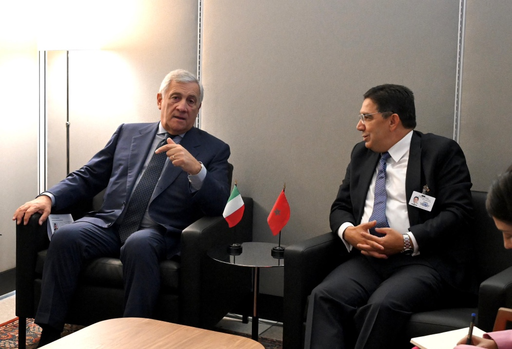 نيويورك.. وزير الخارجية الإيطالي يثمن دور المغرب في تعزيز السلام والاستقرار