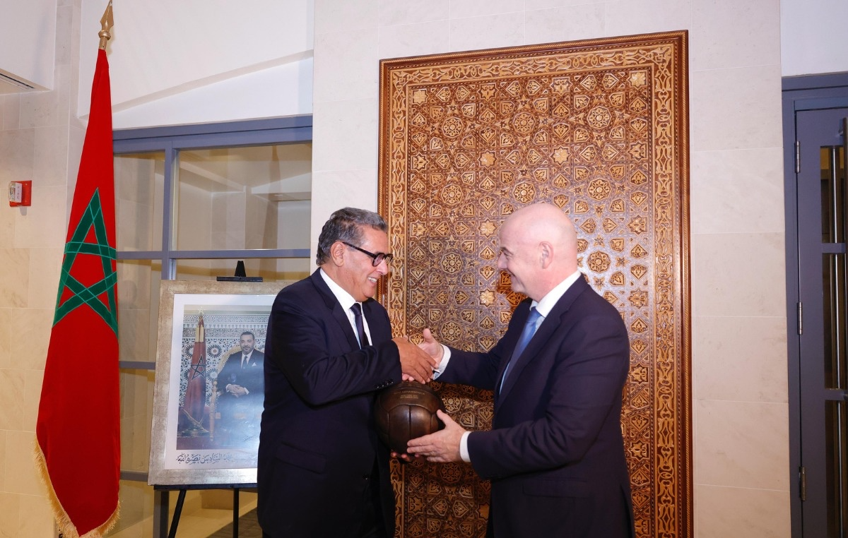 السيد أخنوش يتباحث بنيويورك مع رئيس الاتحاد الدولي لكرة القدم