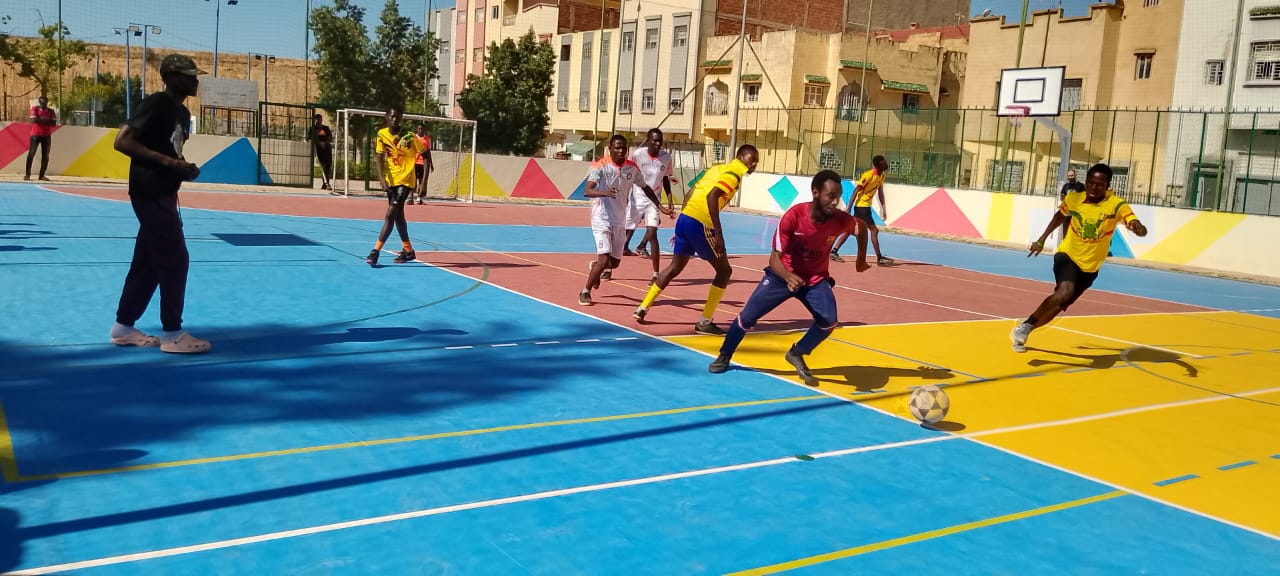 حفل رياضي مالي بدعم من قصر السعادة بمكناس بملاعب القرب مرجان 2 حفل رياضي مالي بدعم من قصر السعادة بمكناس بملاعب القرب مرجان 2