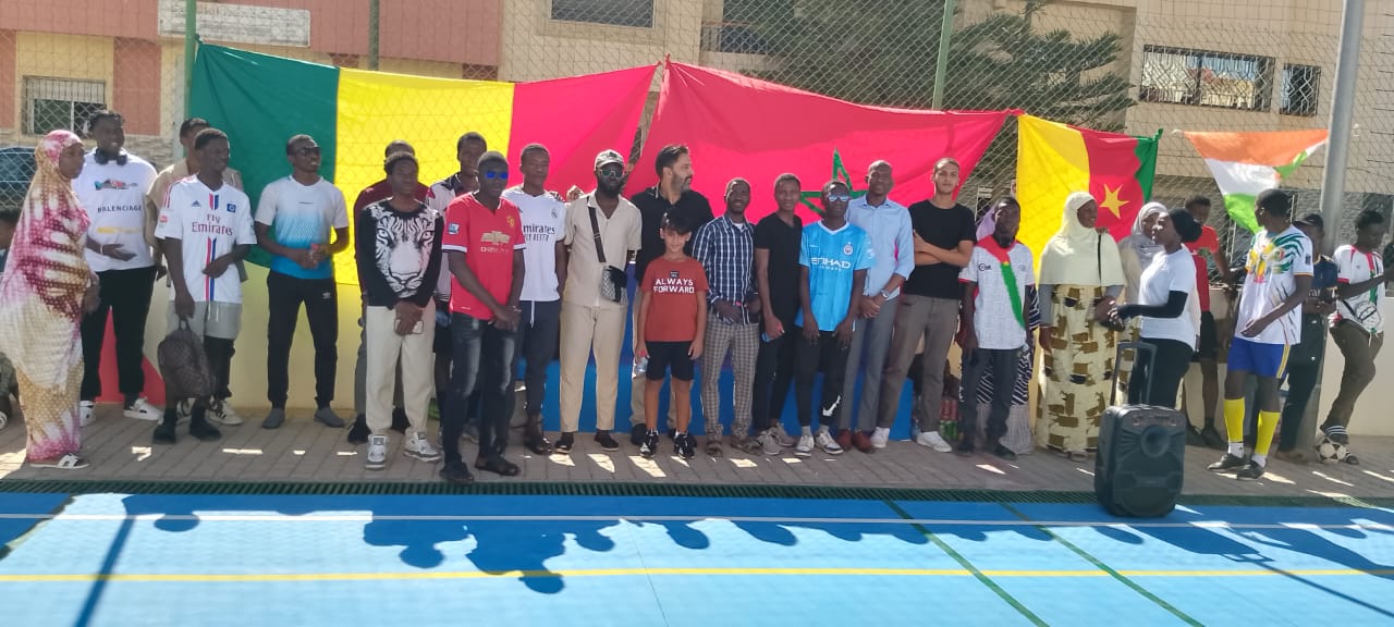 حفل رياضي مالي بدعم من قصر السعادة بمكناس بملاعب القرب مرجان 2 حفل رياضي مالي بدعم من قصر السعادة بمكناس بملاعب القرب مرجان 2