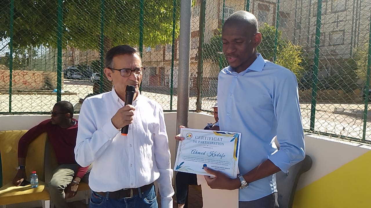 حفل رياضي مالي بدعم من قصر السعادة بمكناس بملاعب القرب مرجان 2 حفل رياضي مالي بدعم من قصر السعادة بمكناس بملاعب القرب مرجان 2