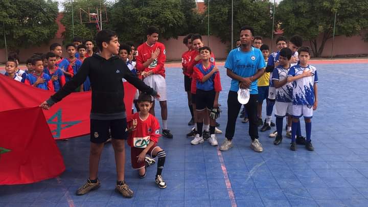 فروع مكناس للمنظمة المغربية للطفولة والشباب تنظم دوري المنظمة المغربية في كرة القدم بالملعب السوسيو رياضي بويسلان. فروع مكناس للمنظمة المغربية للطفولة والشباب تنظم دوري المنظمة المغربية في كرة القدم بالملعب السوسيو رياضي بويسلان.